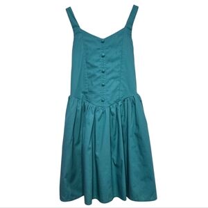 Abercrombie Kids Green Sundress Sleeveless Sweetheart